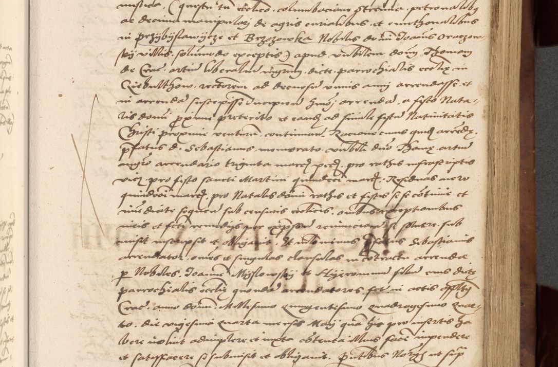 Zdjęcie nr 243 dla obiektu archiwalnego: Acta actorum causarum, sentenciarum, obligationum et mandatorum coram reverendo patre domino Petro Porembski preposito Osswieczimensi, canonico et officiali generali Cracoviensi ad annum Domini millesimum quingentesimum quadrogesimum sextum, cuius inditio est quarta, pontificatus sanctissimi in Christo patris et domini nostri domini Pauli divina providencia papae tercii, anno ipsius duodecimo, a die ac mense infrascriptis feliciter inchoantur