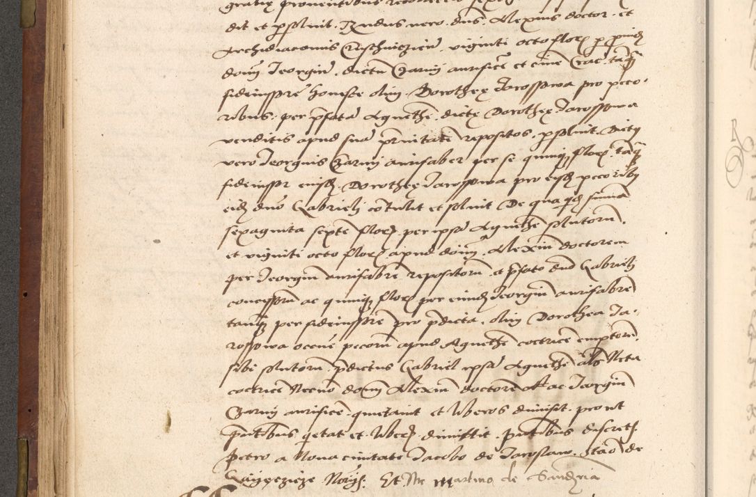 Zdjęcie nr 238 dla obiektu archiwalnego: Acta actorum causarum, sentenciarum, obligationum et mandatorum coram reverendo patre domino Petro Porembski preposito Osswieczimensi, canonico et officiali generali Cracoviensi ad annum Domini millesimum quingentesimum quadrogesimum sextum, cuius inditio est quarta, pontificatus sanctissimi in Christo patris et domini nostri domini Pauli divina providencia papae tercii, anno ipsius duodecimo, a die ac mense infrascriptis feliciter inchoantur