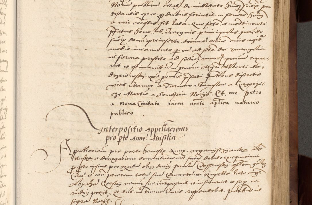 Zdjęcie nr 233 dla obiektu archiwalnego: Acta actorum causarum, sentenciarum, obligationum et mandatorum coram reverendo patre domino Petro Porembski preposito Osswieczimensi, canonico et officiali generali Cracoviensi ad annum Domini millesimum quingentesimum quadrogesimum sextum, cuius inditio est quarta, pontificatus sanctissimi in Christo patris et domini nostri domini Pauli divina providencia papae tercii, anno ipsius duodecimo, a die ac mense infrascriptis feliciter inchoantur