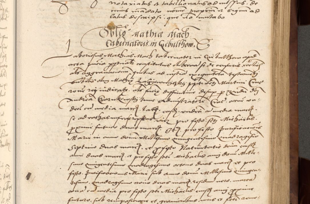 Zdjęcie nr 229 dla obiektu archiwalnego: Acta actorum causarum, sentenciarum, obligationum et mandatorum coram reverendo patre domino Petro Porembski preposito Osswieczimensi, canonico et officiali generali Cracoviensi ad annum Domini millesimum quingentesimum quadrogesimum sextum, cuius inditio est quarta, pontificatus sanctissimi in Christo patris et domini nostri domini Pauli divina providencia papae tercii, anno ipsius duodecimo, a die ac mense infrascriptis feliciter inchoantur