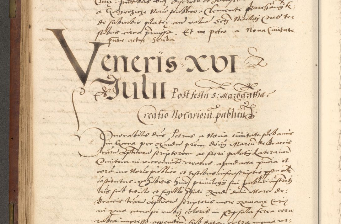 Zdjęcie nr 226 dla obiektu archiwalnego: Acta actorum causarum, sentenciarum, obligationum et mandatorum coram reverendo patre domino Petro Porembski preposito Osswieczimensi, canonico et officiali generali Cracoviensi ad annum Domini millesimum quingentesimum quadrogesimum sextum, cuius inditio est quarta, pontificatus sanctissimi in Christo patris et domini nostri domini Pauli divina providencia papae tercii, anno ipsius duodecimo, a die ac mense infrascriptis feliciter inchoantur