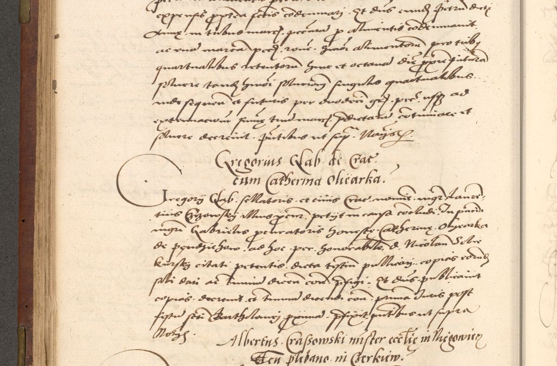 Zdjęcie nr 214 dla obiektu archiwalnego: Acta actorum causarum, sentenciarum, obligationum et mandatorum coram reverendo patre domino Petro Porembski preposito Osswieczimensi, canonico et officiali generali Cracoviensi ad annum Domini millesimum quingentesimum quadrogesimum sextum, cuius inditio est quarta, pontificatus sanctissimi in Christo patris et domini nostri domini Pauli divina providencia papae tercii, anno ipsius duodecimo, a die ac mense infrascriptis feliciter inchoantur