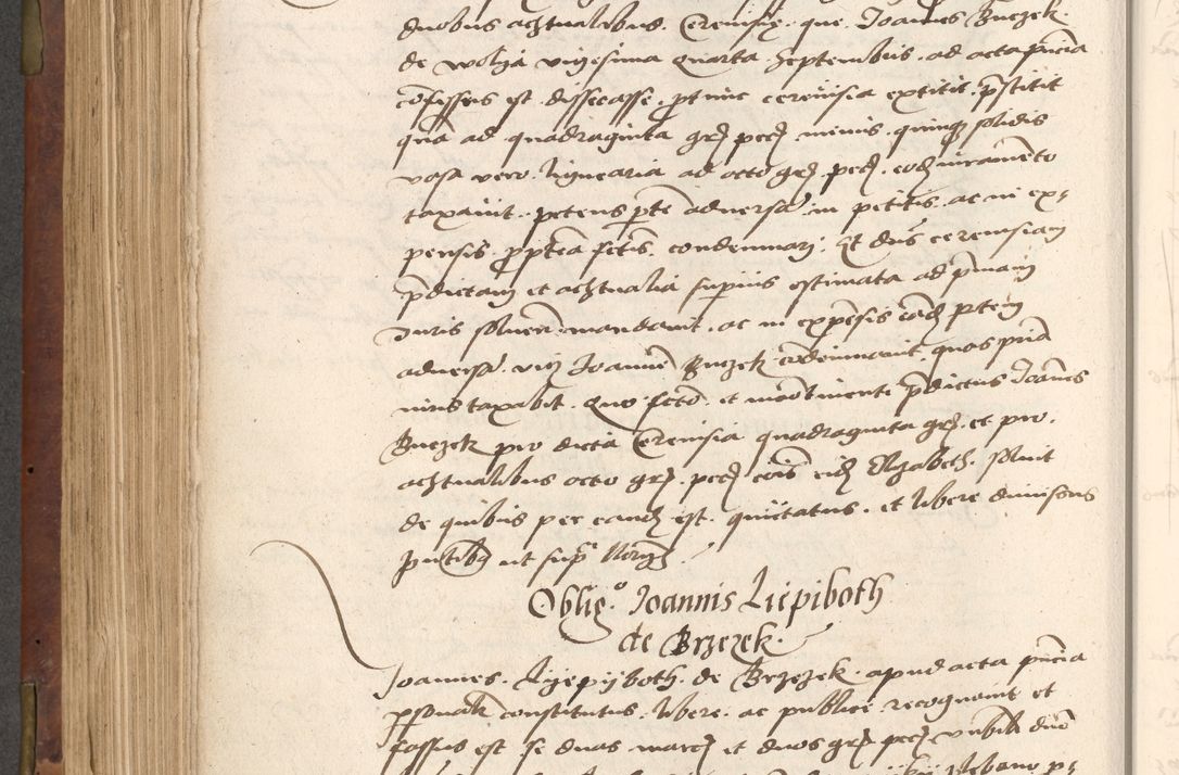 Zdjęcie nr 410 dla obiektu archiwalnego: Acta actorum causarum, sentenciarum, obligationum et mandatorum coram reverendo patre domino Petro Porembski preposito Osswieczimensi, canonico et officiali generali Cracoviensi ad annum Domini millesimum quingentesimum quadrogesimum sextum, cuius inditio est quarta, pontificatus sanctissimi in Christo patris et domini nostri domini Pauli divina providencia papae tercii, anno ipsius duodecimo, a die ac mense infrascriptis feliciter inchoantur