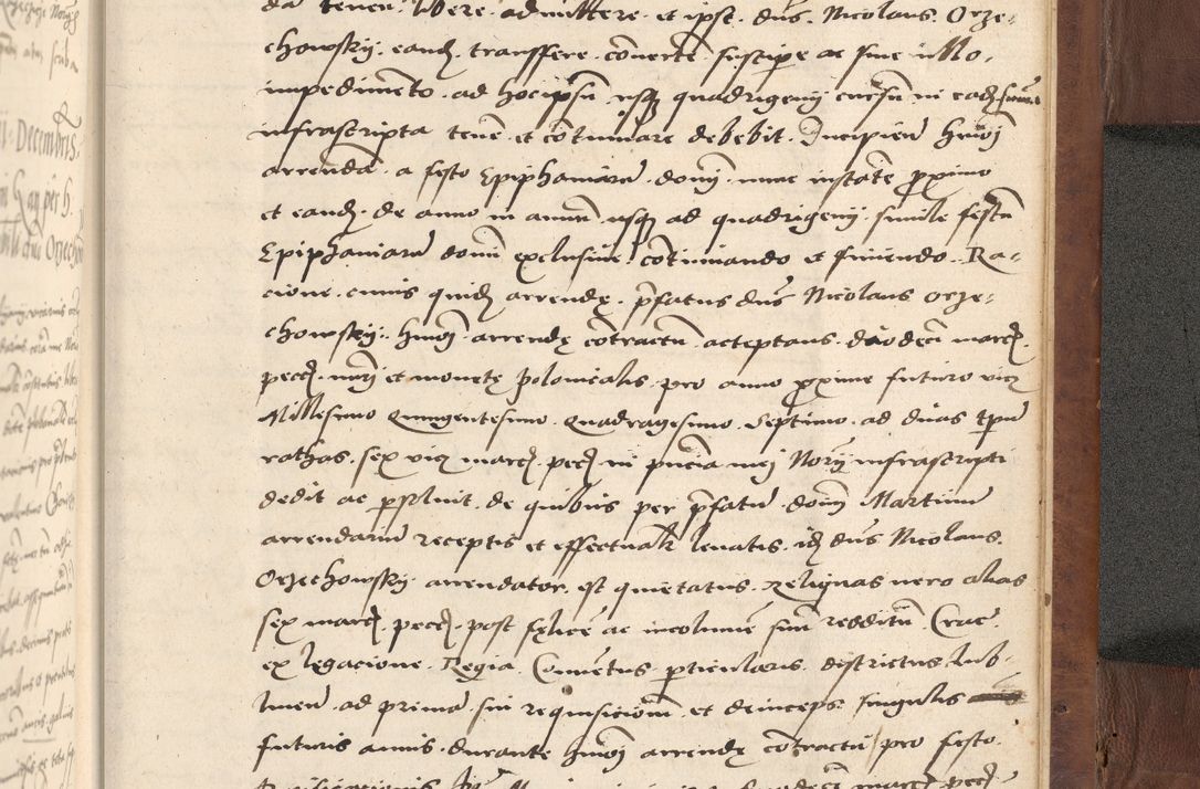 Zdjęcie nr 707 dla obiektu archiwalnego: Acta actorum causarum, sentenciarum, obligationum et mandatorum coram reverendo patre domino Petro Porembski preposito Osswieczimensi, canonico et officiali generali Cracoviensi ad annum Domini millesimum quingentesimum quadrogesimum sextum, cuius inditio est quarta, pontificatus sanctissimi in Christo patris et domini nostri domini Pauli divina providencia papae tercii, anno ipsius duodecimo, a die ac mense infrascriptis feliciter inchoantur