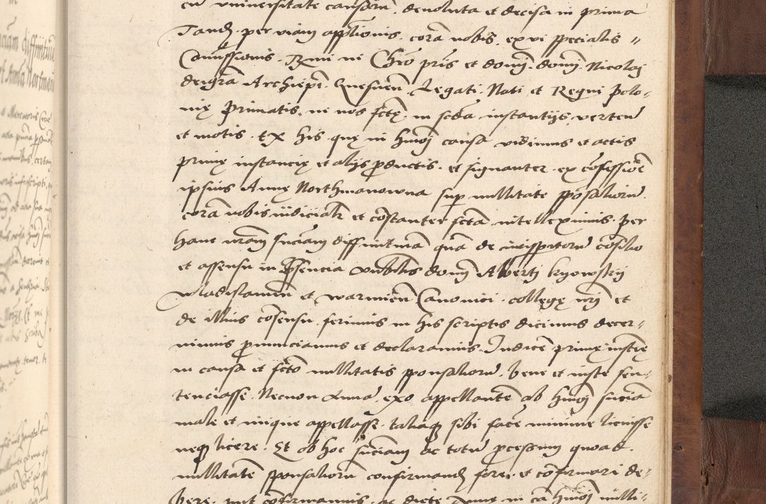 Zdjęcie nr 703 dla obiektu archiwalnego: Acta actorum causarum, sentenciarum, obligationum et mandatorum coram reverendo patre domino Petro Porembski preposito Osswieczimensi, canonico et officiali generali Cracoviensi ad annum Domini millesimum quingentesimum quadrogesimum sextum, cuius inditio est quarta, pontificatus sanctissimi in Christo patris et domini nostri domini Pauli divina providencia papae tercii, anno ipsius duodecimo, a die ac mense infrascriptis feliciter inchoantur