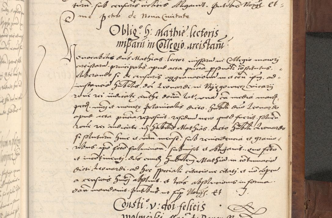 Zdjęcie nr 699 dla obiektu archiwalnego: Acta actorum causarum, sentenciarum, obligationum et mandatorum coram reverendo patre domino Petro Porembski preposito Osswieczimensi, canonico et officiali generali Cracoviensi ad annum Domini millesimum quingentesimum quadrogesimum sextum, cuius inditio est quarta, pontificatus sanctissimi in Christo patris et domini nostri domini Pauli divina providencia papae tercii, anno ipsius duodecimo, a die ac mense infrascriptis feliciter inchoantur