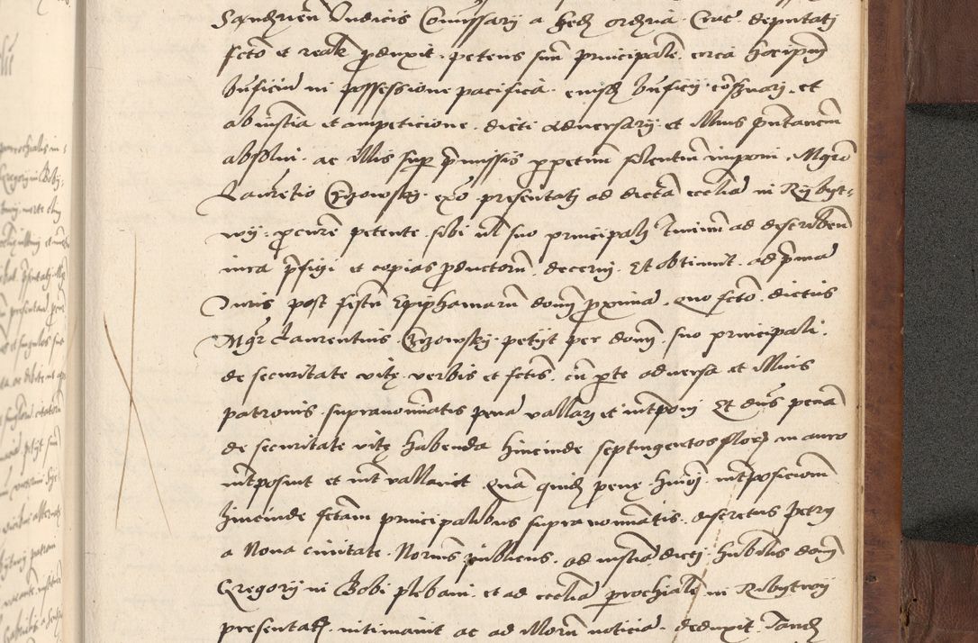 Zdjęcie nr 695 dla obiektu archiwalnego: Acta actorum causarum, sentenciarum, obligationum et mandatorum coram reverendo patre domino Petro Porembski preposito Osswieczimensi, canonico et officiali generali Cracoviensi ad annum Domini millesimum quingentesimum quadrogesimum sextum, cuius inditio est quarta, pontificatus sanctissimi in Christo patris et domini nostri domini Pauli divina providencia papae tercii, anno ipsius duodecimo, a die ac mense infrascriptis feliciter inchoantur