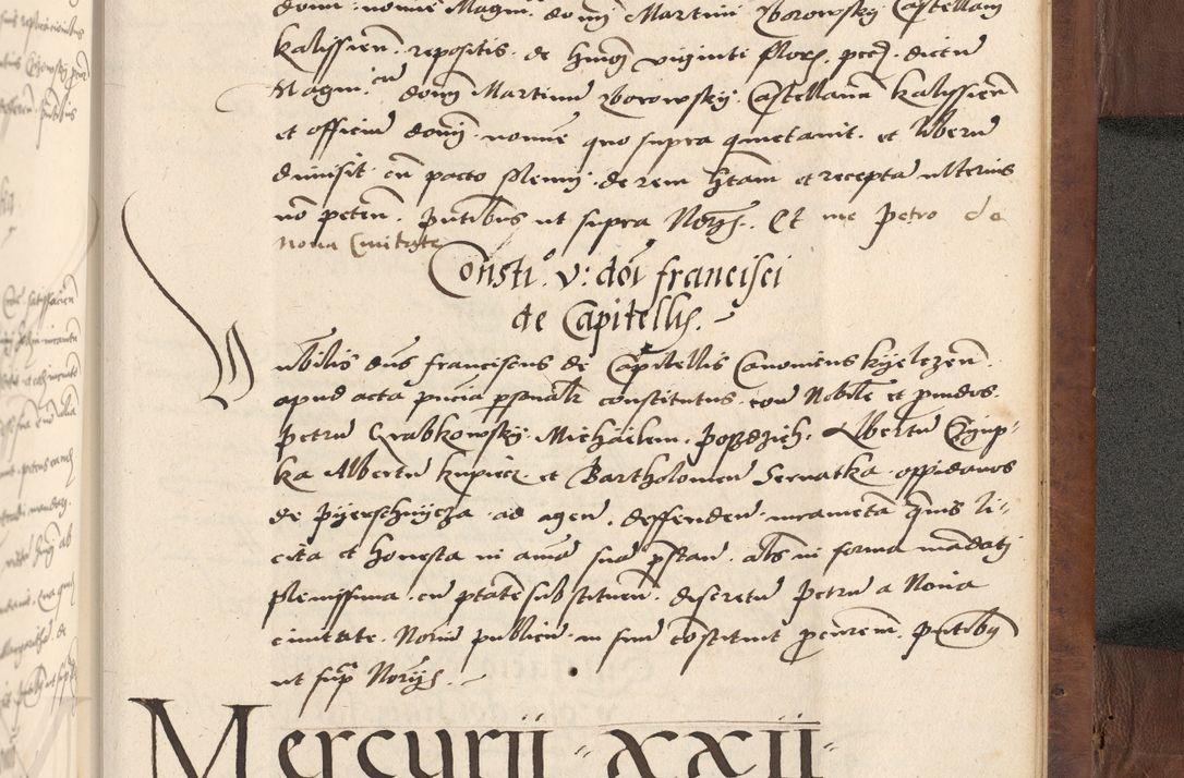 Zdjęcie nr 691 dla obiektu archiwalnego: Acta actorum causarum, sentenciarum, obligationum et mandatorum coram reverendo patre domino Petro Porembski preposito Osswieczimensi, canonico et officiali generali Cracoviensi ad annum Domini millesimum quingentesimum quadrogesimum sextum, cuius inditio est quarta, pontificatus sanctissimi in Christo patris et domini nostri domini Pauli divina providencia papae tercii, anno ipsius duodecimo, a die ac mense infrascriptis feliciter inchoantur