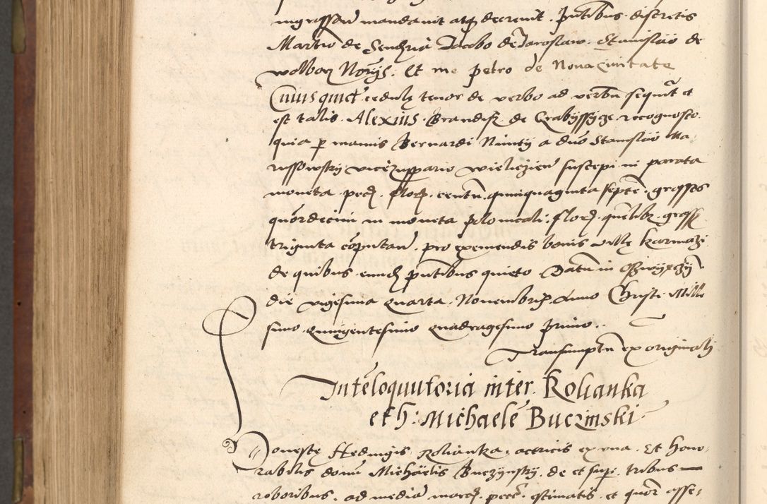 Zdjęcie nr 678 dla obiektu archiwalnego: Acta actorum causarum, sentenciarum, obligationum et mandatorum coram reverendo patre domino Petro Porembski preposito Osswieczimensi, canonico et officiali generali Cracoviensi ad annum Domini millesimum quingentesimum quadrogesimum sextum, cuius inditio est quarta, pontificatus sanctissimi in Christo patris et domini nostri domini Pauli divina providencia papae tercii, anno ipsius duodecimo, a die ac mense infrascriptis feliciter inchoantur