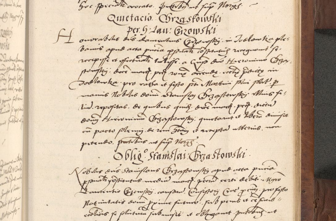 Zdjęcie nr 663 dla obiektu archiwalnego: Acta actorum causarum, sentenciarum, obligationum et mandatorum coram reverendo patre domino Petro Porembski preposito Osswieczimensi, canonico et officiali generali Cracoviensi ad annum Domini millesimum quingentesimum quadrogesimum sextum, cuius inditio est quarta, pontificatus sanctissimi in Christo patris et domini nostri domini Pauli divina providencia papae tercii, anno ipsius duodecimo, a die ac mense infrascriptis feliciter inchoantur