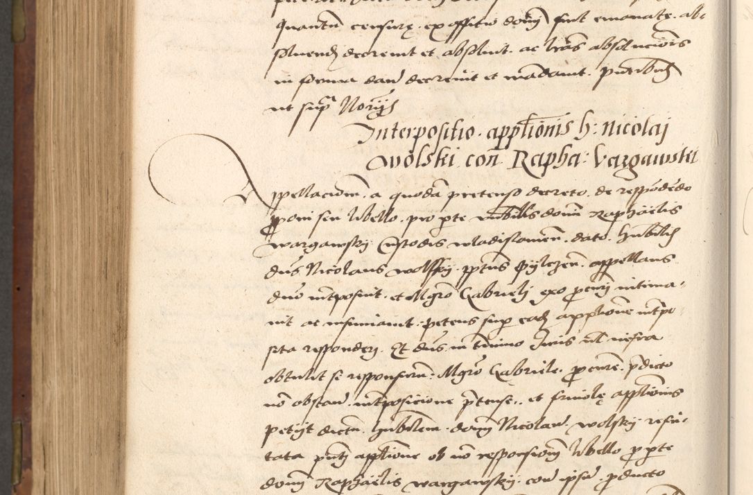 Zdjęcie nr 642 dla obiektu archiwalnego: Acta actorum causarum, sentenciarum, obligationum et mandatorum coram reverendo patre domino Petro Porembski preposito Osswieczimensi, canonico et officiali generali Cracoviensi ad annum Domini millesimum quingentesimum quadrogesimum sextum, cuius inditio est quarta, pontificatus sanctissimi in Christo patris et domini nostri domini Pauli divina providencia papae tercii, anno ipsius duodecimo, a die ac mense infrascriptis feliciter inchoantur