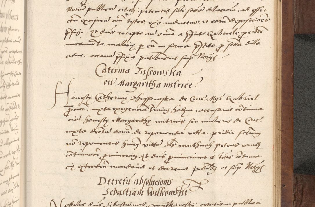 Zdjęcie nr 641 dla obiektu archiwalnego: Acta actorum causarum, sentenciarum, obligationum et mandatorum coram reverendo patre domino Petro Porembski preposito Osswieczimensi, canonico et officiali generali Cracoviensi ad annum Domini millesimum quingentesimum quadrogesimum sextum, cuius inditio est quarta, pontificatus sanctissimi in Christo patris et domini nostri domini Pauli divina providencia papae tercii, anno ipsius duodecimo, a die ac mense infrascriptis feliciter inchoantur