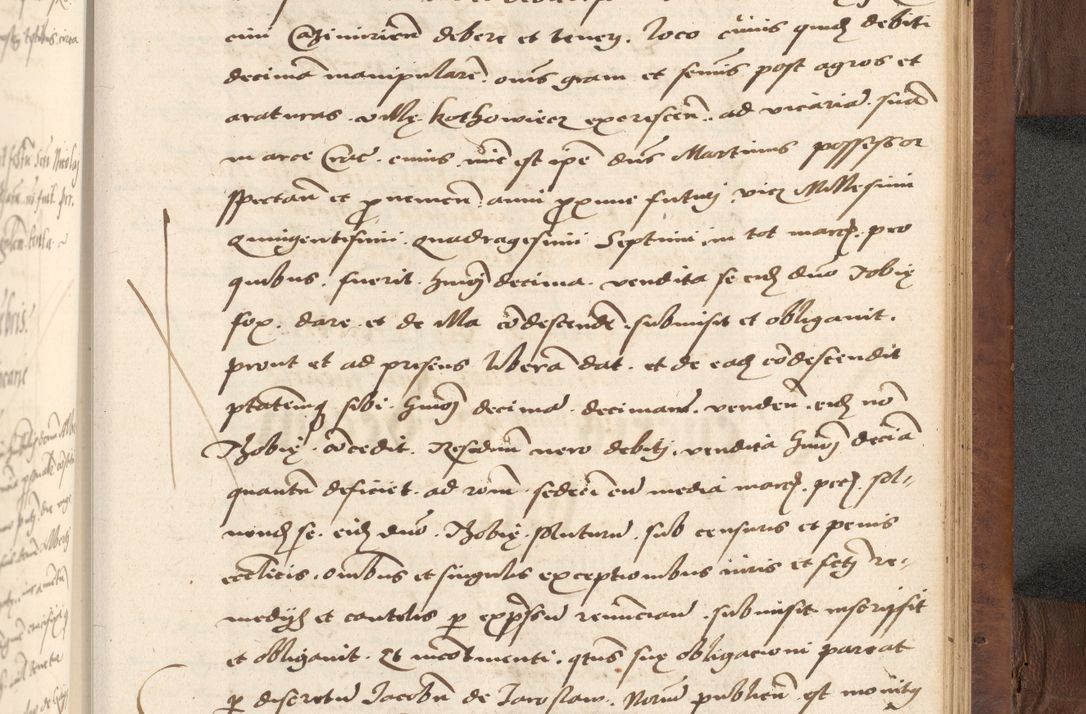 Zdjęcie nr 637 dla obiektu archiwalnego: Acta actorum causarum, sentenciarum, obligationum et mandatorum coram reverendo patre domino Petro Porembski preposito Osswieczimensi, canonico et officiali generali Cracoviensi ad annum Domini millesimum quingentesimum quadrogesimum sextum, cuius inditio est quarta, pontificatus sanctissimi in Christo patris et domini nostri domini Pauli divina providencia papae tercii, anno ipsius duodecimo, a die ac mense infrascriptis feliciter inchoantur