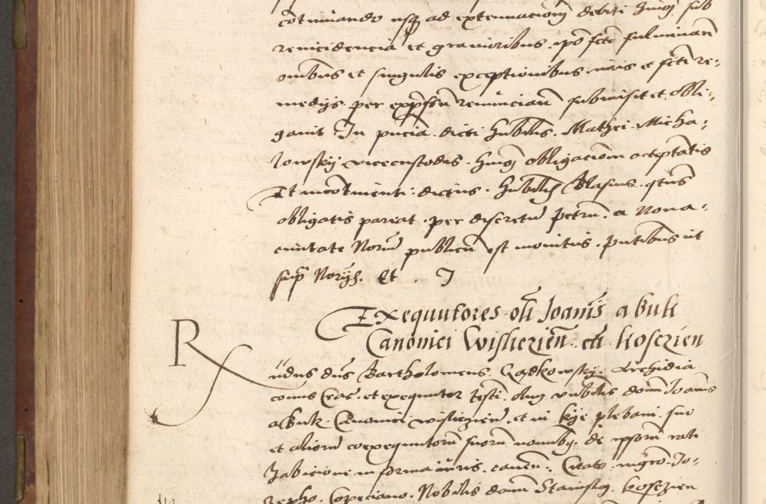 Zdjęcie nr 630 dla obiektu archiwalnego: Acta actorum causarum, sentenciarum, obligationum et mandatorum coram reverendo patre domino Petro Porembski preposito Osswieczimensi, canonico et officiali generali Cracoviensi ad annum Domini millesimum quingentesimum quadrogesimum sextum, cuius inditio est quarta, pontificatus sanctissimi in Christo patris et domini nostri domini Pauli divina providencia papae tercii, anno ipsius duodecimo, a die ac mense infrascriptis feliciter inchoantur