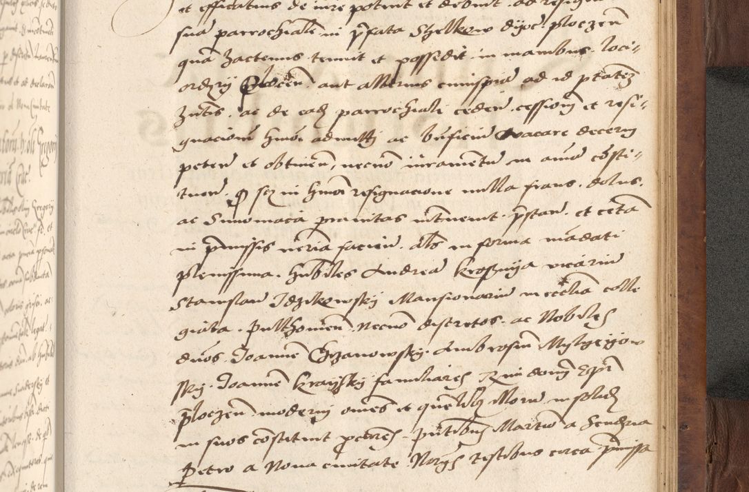 Zdjęcie nr 611 dla obiektu archiwalnego: Acta actorum causarum, sentenciarum, obligationum et mandatorum coram reverendo patre domino Petro Porembski preposito Osswieczimensi, canonico et officiali generali Cracoviensi ad annum Domini millesimum quingentesimum quadrogesimum sextum, cuius inditio est quarta, pontificatus sanctissimi in Christo patris et domini nostri domini Pauli divina providencia papae tercii, anno ipsius duodecimo, a die ac mense infrascriptis feliciter inchoantur