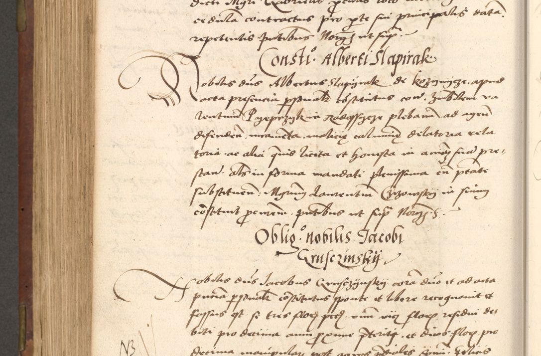 Zdjęcie nr 608 dla obiektu archiwalnego: Acta actorum causarum, sentenciarum, obligationum et mandatorum coram reverendo patre domino Petro Porembski preposito Osswieczimensi, canonico et officiali generali Cracoviensi ad annum Domini millesimum quingentesimum quadrogesimum sextum, cuius inditio est quarta, pontificatus sanctissimi in Christo patris et domini nostri domini Pauli divina providencia papae tercii, anno ipsius duodecimo, a die ac mense infrascriptis feliciter inchoantur