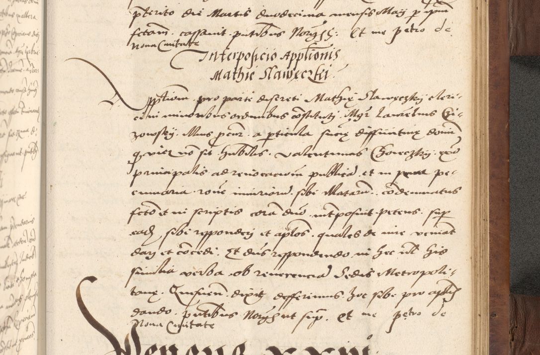 Zdjęcie nr 601 dla obiektu archiwalnego: Acta actorum causarum, sentenciarum, obligationum et mandatorum coram reverendo patre domino Petro Porembski preposito Osswieczimensi, canonico et officiali generali Cracoviensi ad annum Domini millesimum quingentesimum quadrogesimum sextum, cuius inditio est quarta, pontificatus sanctissimi in Christo patris et domini nostri domini Pauli divina providencia papae tercii, anno ipsius duodecimo, a die ac mense infrascriptis feliciter inchoantur