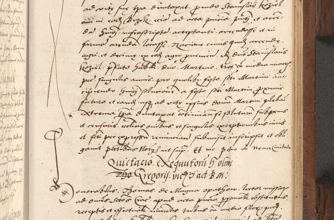 Zdjęcie nr 603 dla obiektu archiwalnego: Acta actorum causarum, sentenciarum, obligationum et mandatorum coram reverendo patre domino Petro Porembski preposito Osswieczimensi, canonico et officiali generali Cracoviensi ad annum Domini millesimum quingentesimum quadrogesimum sextum, cuius inditio est quarta, pontificatus sanctissimi in Christo patris et domini nostri domini Pauli divina providencia papae tercii, anno ipsius duodecimo, a die ac mense infrascriptis feliciter inchoantur