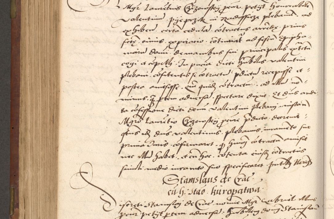 Zdjęcie nr 598 dla obiektu archiwalnego: Acta actorum causarum, sentenciarum, obligationum et mandatorum coram reverendo patre domino Petro Porembski preposito Osswieczimensi, canonico et officiali generali Cracoviensi ad annum Domini millesimum quingentesimum quadrogesimum sextum, cuius inditio est quarta, pontificatus sanctissimi in Christo patris et domini nostri domini Pauli divina providencia papae tercii, anno ipsius duodecimo, a die ac mense infrascriptis feliciter inchoantur