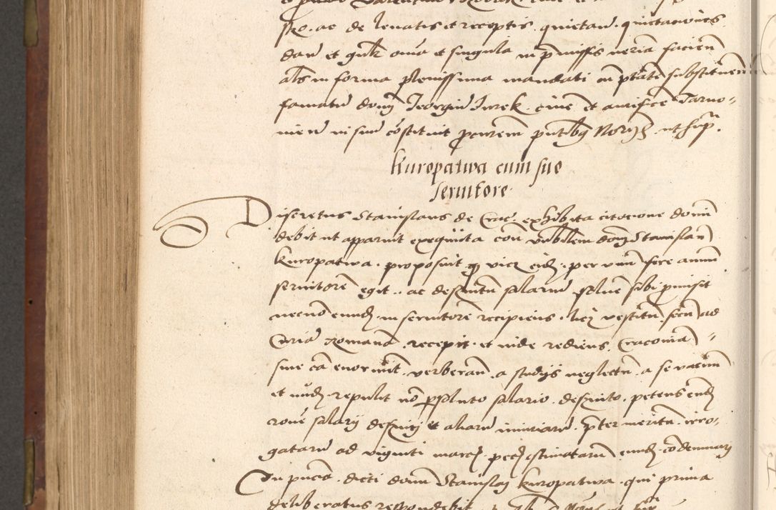 Zdjęcie nr 594 dla obiektu archiwalnego: Acta actorum causarum, sentenciarum, obligationum et mandatorum coram reverendo patre domino Petro Porembski preposito Osswieczimensi, canonico et officiali generali Cracoviensi ad annum Domini millesimum quingentesimum quadrogesimum sextum, cuius inditio est quarta, pontificatus sanctissimi in Christo patris et domini nostri domini Pauli divina providencia papae tercii, anno ipsius duodecimo, a die ac mense infrascriptis feliciter inchoantur