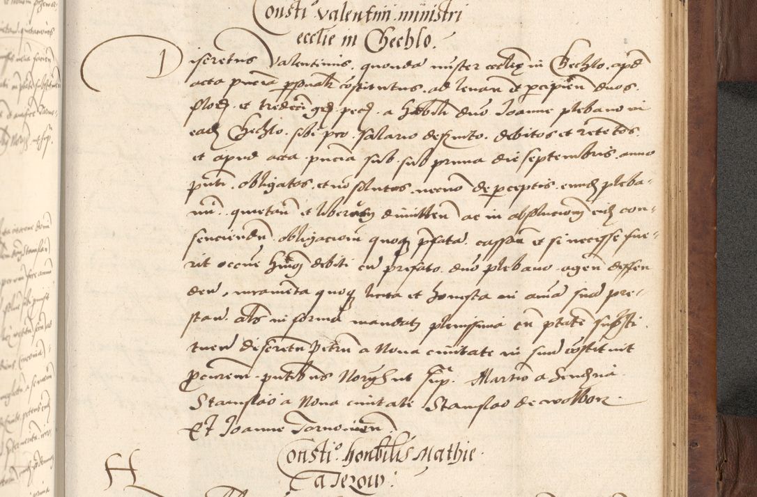 Zdjęcie nr 595 dla obiektu archiwalnego: Acta actorum causarum, sentenciarum, obligationum et mandatorum coram reverendo patre domino Petro Porembski preposito Osswieczimensi, canonico et officiali generali Cracoviensi ad annum Domini millesimum quingentesimum quadrogesimum sextum, cuius inditio est quarta, pontificatus sanctissimi in Christo patris et domini nostri domini Pauli divina providencia papae tercii, anno ipsius duodecimo, a die ac mense infrascriptis feliciter inchoantur