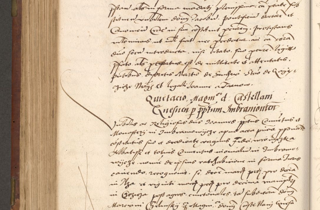 Zdjęcie nr 582 dla obiektu archiwalnego: Acta actorum causarum, sentenciarum, obligationum et mandatorum coram reverendo patre domino Petro Porembski preposito Osswieczimensi, canonico et officiali generali Cracoviensi ad annum Domini millesimum quingentesimum quadrogesimum sextum, cuius inditio est quarta, pontificatus sanctissimi in Christo patris et domini nostri domini Pauli divina providencia papae tercii, anno ipsius duodecimo, a die ac mense infrascriptis feliciter inchoantur