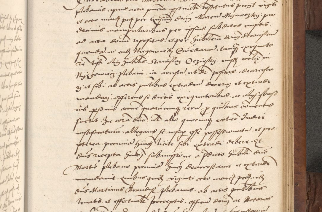 Zdjęcie nr 581 dla obiektu archiwalnego: Acta actorum causarum, sentenciarum, obligationum et mandatorum coram reverendo patre domino Petro Porembski preposito Osswieczimensi, canonico et officiali generali Cracoviensi ad annum Domini millesimum quingentesimum quadrogesimum sextum, cuius inditio est quarta, pontificatus sanctissimi in Christo patris et domini nostri domini Pauli divina providencia papae tercii, anno ipsius duodecimo, a die ac mense infrascriptis feliciter inchoantur