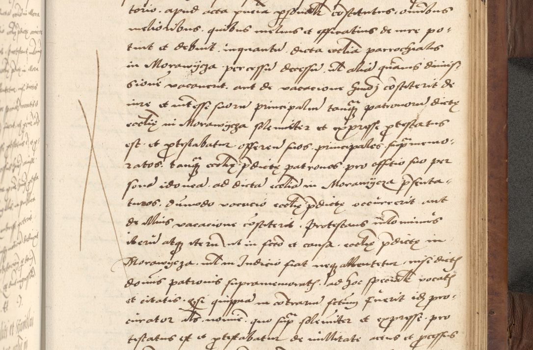 Zdjęcie nr 579 dla obiektu archiwalnego: Acta actorum causarum, sentenciarum, obligationum et mandatorum coram reverendo patre domino Petro Porembski preposito Osswieczimensi, canonico et officiali generali Cracoviensi ad annum Domini millesimum quingentesimum quadrogesimum sextum, cuius inditio est quarta, pontificatus sanctissimi in Christo patris et domini nostri domini Pauli divina providencia papae tercii, anno ipsius duodecimo, a die ac mense infrascriptis feliciter inchoantur