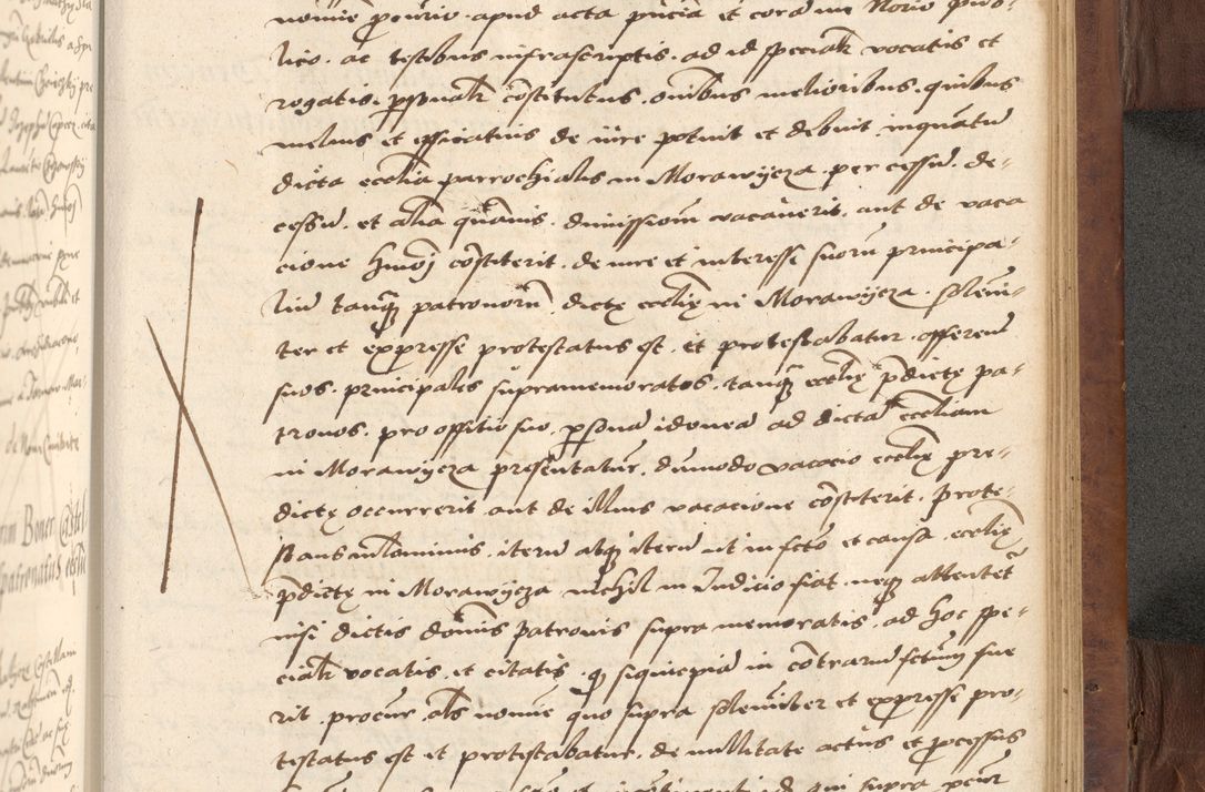 Zdjęcie nr 575 dla obiektu archiwalnego: Acta actorum causarum, sentenciarum, obligationum et mandatorum coram reverendo patre domino Petro Porembski preposito Osswieczimensi, canonico et officiali generali Cracoviensi ad annum Domini millesimum quingentesimum quadrogesimum sextum, cuius inditio est quarta, pontificatus sanctissimi in Christo patris et domini nostri domini Pauli divina providencia papae tercii, anno ipsius duodecimo, a die ac mense infrascriptis feliciter inchoantur