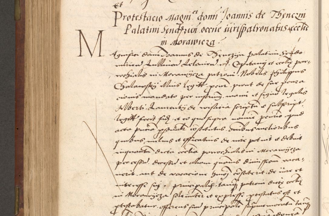 Zdjęcie nr 576 dla obiektu archiwalnego: Acta actorum causarum, sentenciarum, obligationum et mandatorum coram reverendo patre domino Petro Porembski preposito Osswieczimensi, canonico et officiali generali Cracoviensi ad annum Domini millesimum quingentesimum quadrogesimum sextum, cuius inditio est quarta, pontificatus sanctissimi in Christo patris et domini nostri domini Pauli divina providencia papae tercii, anno ipsius duodecimo, a die ac mense infrascriptis feliciter inchoantur