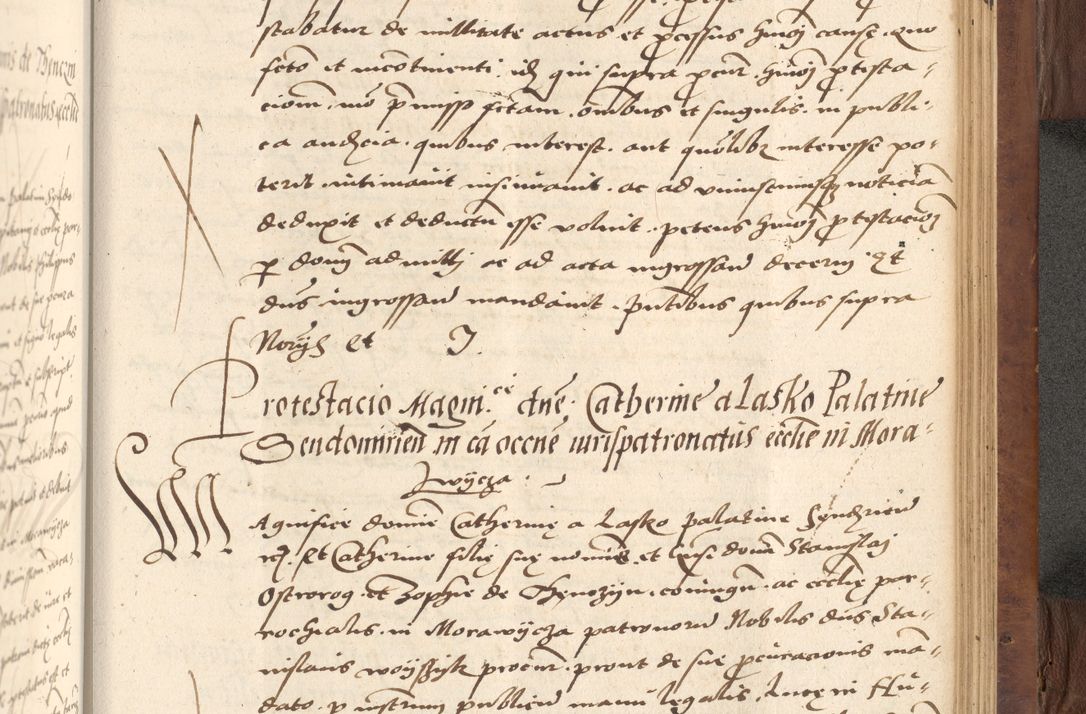 Zdjęcie nr 577 dla obiektu archiwalnego: Acta actorum causarum, sentenciarum, obligationum et mandatorum coram reverendo patre domino Petro Porembski preposito Osswieczimensi, canonico et officiali generali Cracoviensi ad annum Domini millesimum quingentesimum quadrogesimum sextum, cuius inditio est quarta, pontificatus sanctissimi in Christo patris et domini nostri domini Pauli divina providencia papae tercii, anno ipsius duodecimo, a die ac mense infrascriptis feliciter inchoantur