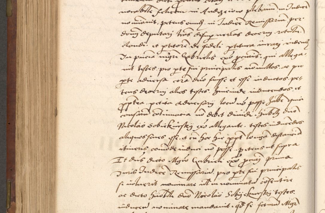 Zdjęcie nr 566 dla obiektu archiwalnego: Acta actorum causarum, sentenciarum, obligationum et mandatorum coram reverendo patre domino Petro Porembski preposito Osswieczimensi, canonico et officiali generali Cracoviensi ad annum Domini millesimum quingentesimum quadrogesimum sextum, cuius inditio est quarta, pontificatus sanctissimi in Christo patris et domini nostri domini Pauli divina providencia papae tercii, anno ipsius duodecimo, a die ac mense infrascriptis feliciter inchoantur