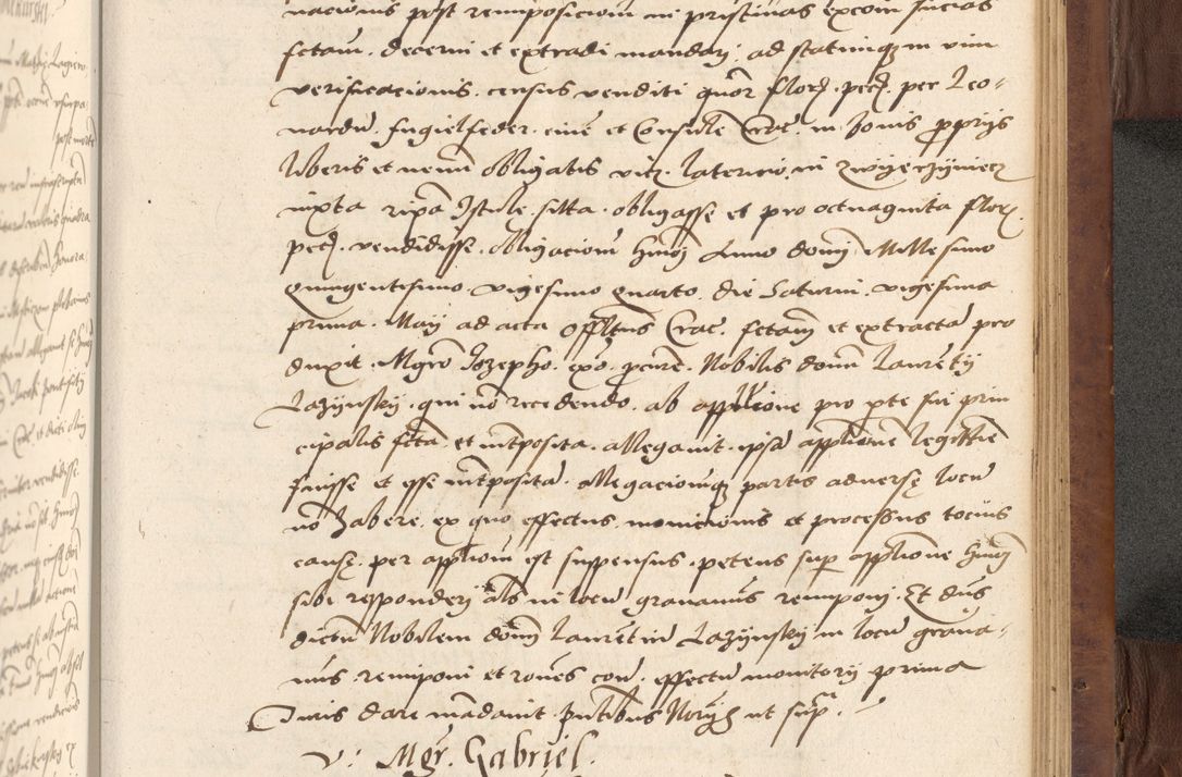 Zdjęcie nr 561 dla obiektu archiwalnego: Acta actorum causarum, sentenciarum, obligationum et mandatorum coram reverendo patre domino Petro Porembski preposito Osswieczimensi, canonico et officiali generali Cracoviensi ad annum Domini millesimum quingentesimum quadrogesimum sextum, cuius inditio est quarta, pontificatus sanctissimi in Christo patris et domini nostri domini Pauli divina providencia papae tercii, anno ipsius duodecimo, a die ac mense infrascriptis feliciter inchoantur