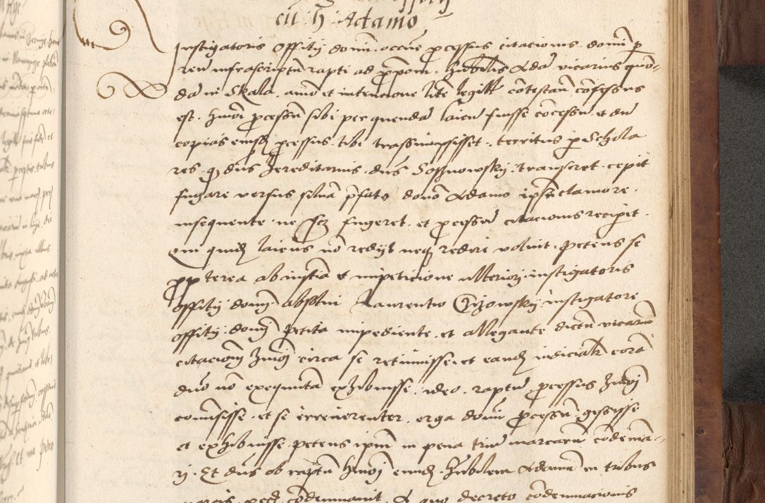 Zdjęcie nr 551 dla obiektu archiwalnego: Acta actorum causarum, sentenciarum, obligationum et mandatorum coram reverendo patre domino Petro Porembski preposito Osswieczimensi, canonico et officiali generali Cracoviensi ad annum Domini millesimum quingentesimum quadrogesimum sextum, cuius inditio est quarta, pontificatus sanctissimi in Christo patris et domini nostri domini Pauli divina providencia papae tercii, anno ipsius duodecimo, a die ac mense infrascriptis feliciter inchoantur