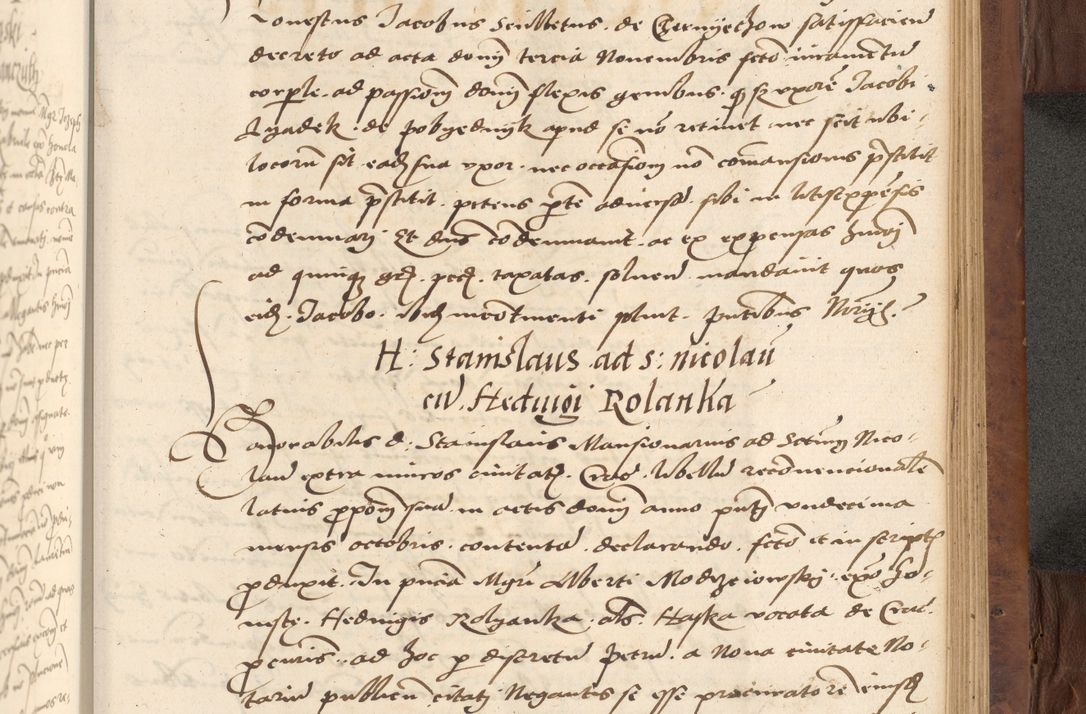 Zdjęcie nr 543 dla obiektu archiwalnego: Acta actorum causarum, sentenciarum, obligationum et mandatorum coram reverendo patre domino Petro Porembski preposito Osswieczimensi, canonico et officiali generali Cracoviensi ad annum Domini millesimum quingentesimum quadrogesimum sextum, cuius inditio est quarta, pontificatus sanctissimi in Christo patris et domini nostri domini Pauli divina providencia papae tercii, anno ipsius duodecimo, a die ac mense infrascriptis feliciter inchoantur