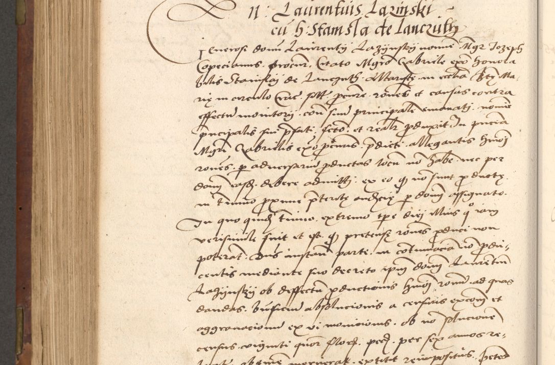 Zdjęcie nr 542 dla obiektu archiwalnego: Acta actorum causarum, sentenciarum, obligationum et mandatorum coram reverendo patre domino Petro Porembski preposito Osswieczimensi, canonico et officiali generali Cracoviensi ad annum Domini millesimum quingentesimum quadrogesimum sextum, cuius inditio est quarta, pontificatus sanctissimi in Christo patris et domini nostri domini Pauli divina providencia papae tercii, anno ipsius duodecimo, a die ac mense infrascriptis feliciter inchoantur