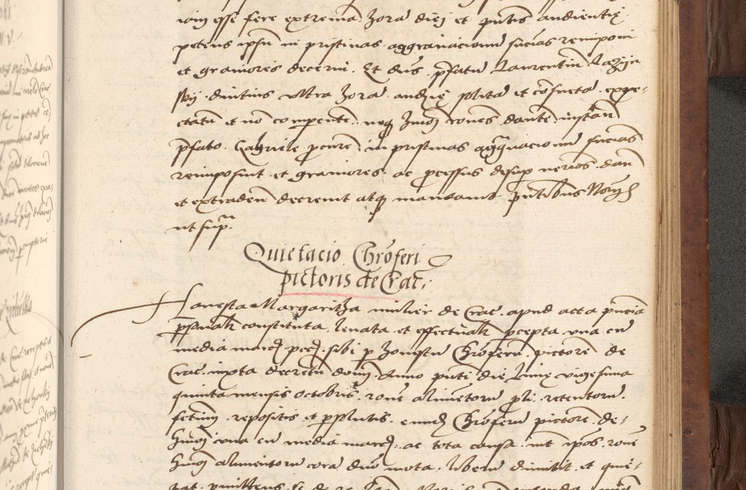 Zdjęcie nr 539 dla obiektu archiwalnego: Acta actorum causarum, sentenciarum, obligationum et mandatorum coram reverendo patre domino Petro Porembski preposito Osswieczimensi, canonico et officiali generali Cracoviensi ad annum Domini millesimum quingentesimum quadrogesimum sextum, cuius inditio est quarta, pontificatus sanctissimi in Christo patris et domini nostri domini Pauli divina providencia papae tercii, anno ipsius duodecimo, a die ac mense infrascriptis feliciter inchoantur