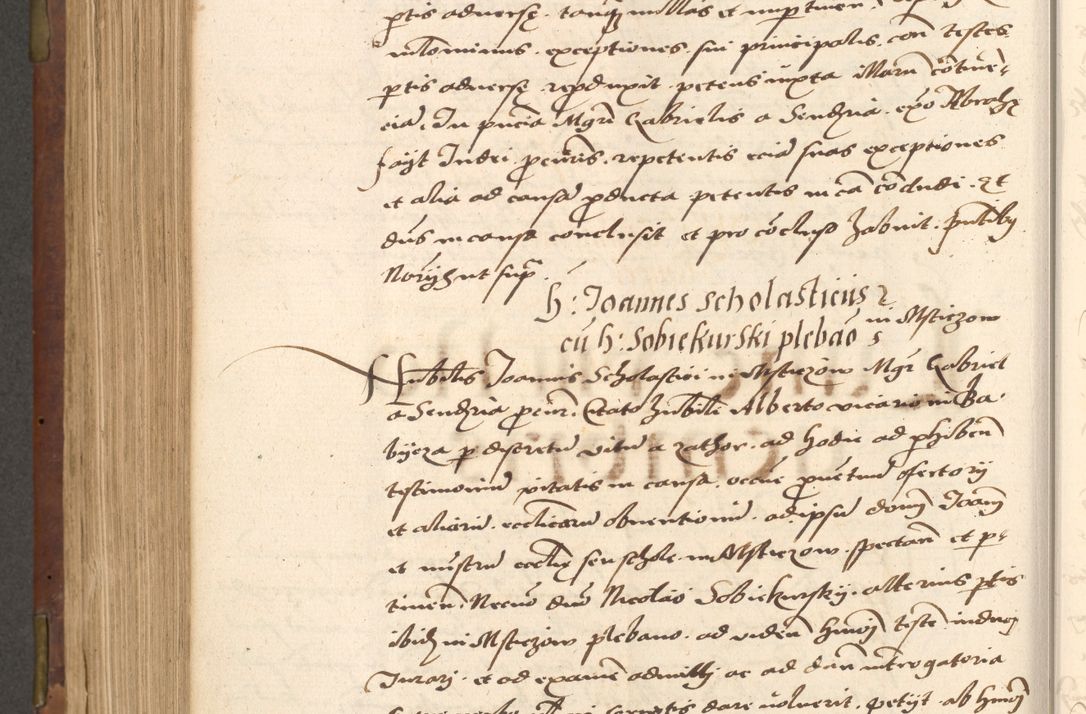Zdjęcie nr 536 dla obiektu archiwalnego: Acta actorum causarum, sentenciarum, obligationum et mandatorum coram reverendo patre domino Petro Porembski preposito Osswieczimensi, canonico et officiali generali Cracoviensi ad annum Domini millesimum quingentesimum quadrogesimum sextum, cuius inditio est quarta, pontificatus sanctissimi in Christo patris et domini nostri domini Pauli divina providencia papae tercii, anno ipsius duodecimo, a die ac mense infrascriptis feliciter inchoantur