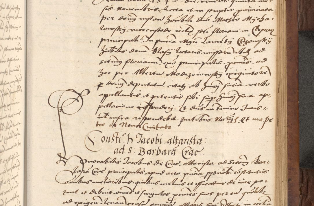 Zdjęcie nr 533 dla obiektu archiwalnego: Acta actorum causarum, sentenciarum, obligationum et mandatorum coram reverendo patre domino Petro Porembski preposito Osswieczimensi, canonico et officiali generali Cracoviensi ad annum Domini millesimum quingentesimum quadrogesimum sextum, cuius inditio est quarta, pontificatus sanctissimi in Christo patris et domini nostri domini Pauli divina providencia papae tercii, anno ipsius duodecimo, a die ac mense infrascriptis feliciter inchoantur