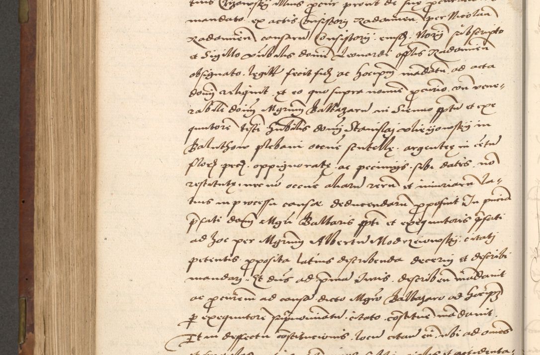 Zdjęcie nr 526 dla obiektu archiwalnego: Acta actorum causarum, sentenciarum, obligationum et mandatorum coram reverendo patre domino Petro Porembski preposito Osswieczimensi, canonico et officiali generali Cracoviensi ad annum Domini millesimum quingentesimum quadrogesimum sextum, cuius inditio est quarta, pontificatus sanctissimi in Christo patris et domini nostri domini Pauli divina providencia papae tercii, anno ipsius duodecimo, a die ac mense infrascriptis feliciter inchoantur