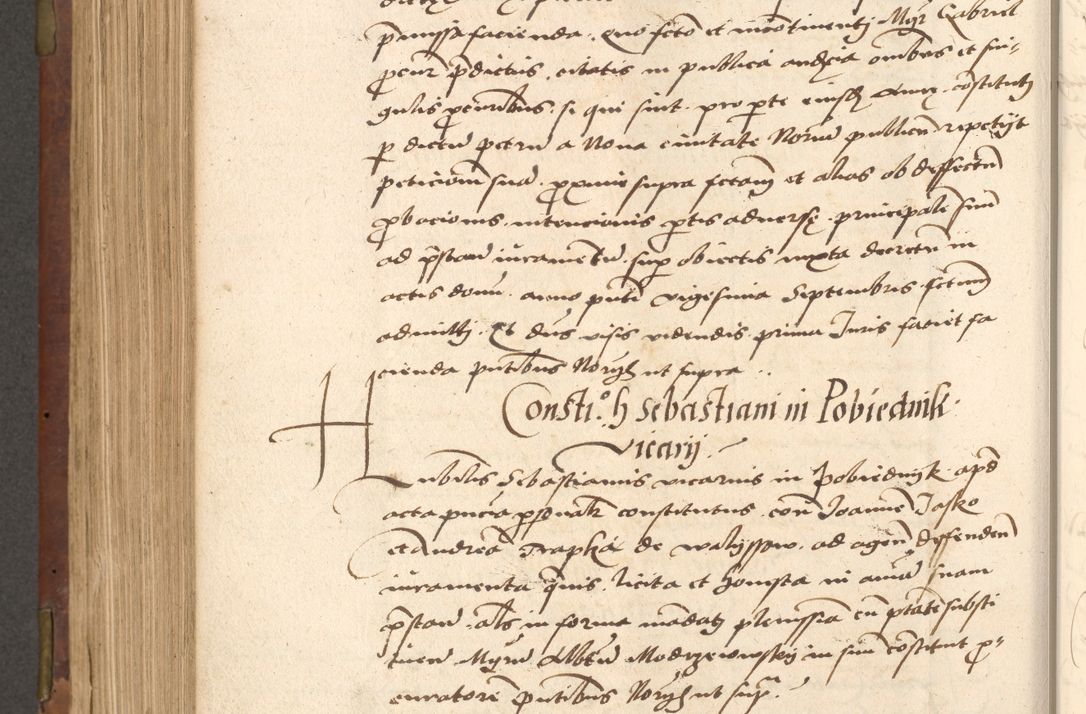 Zdjęcie nr 524 dla obiektu archiwalnego: Acta actorum causarum, sentenciarum, obligationum et mandatorum coram reverendo patre domino Petro Porembski preposito Osswieczimensi, canonico et officiali generali Cracoviensi ad annum Domini millesimum quingentesimum quadrogesimum sextum, cuius inditio est quarta, pontificatus sanctissimi in Christo patris et domini nostri domini Pauli divina providencia papae tercii, anno ipsius duodecimo, a die ac mense infrascriptis feliciter inchoantur