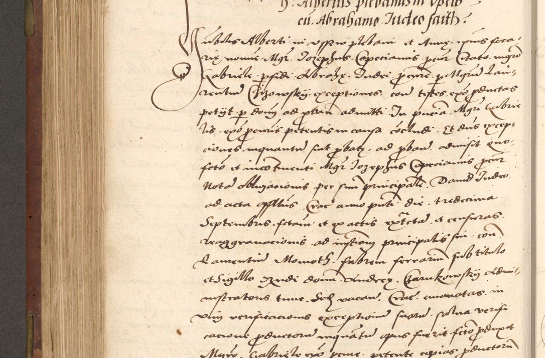 Zdjęcie nr 514 dla obiektu archiwalnego: Acta actorum causarum, sentenciarum, obligationum et mandatorum coram reverendo patre domino Petro Porembski preposito Osswieczimensi, canonico et officiali generali Cracoviensi ad annum Domini millesimum quingentesimum quadrogesimum sextum, cuius inditio est quarta, pontificatus sanctissimi in Christo patris et domini nostri domini Pauli divina providencia papae tercii, anno ipsius duodecimo, a die ac mense infrascriptis feliciter inchoantur