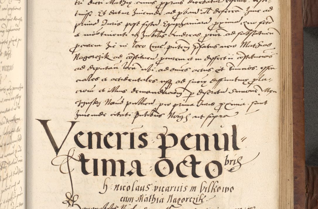 Zdjęcie nr 511 dla obiektu archiwalnego: Acta actorum causarum, sentenciarum, obligationum et mandatorum coram reverendo patre domino Petro Porembski preposito Osswieczimensi, canonico et officiali generali Cracoviensi ad annum Domini millesimum quingentesimum quadrogesimum sextum, cuius inditio est quarta, pontificatus sanctissimi in Christo patris et domini nostri domini Pauli divina providencia papae tercii, anno ipsius duodecimo, a die ac mense infrascriptis feliciter inchoantur