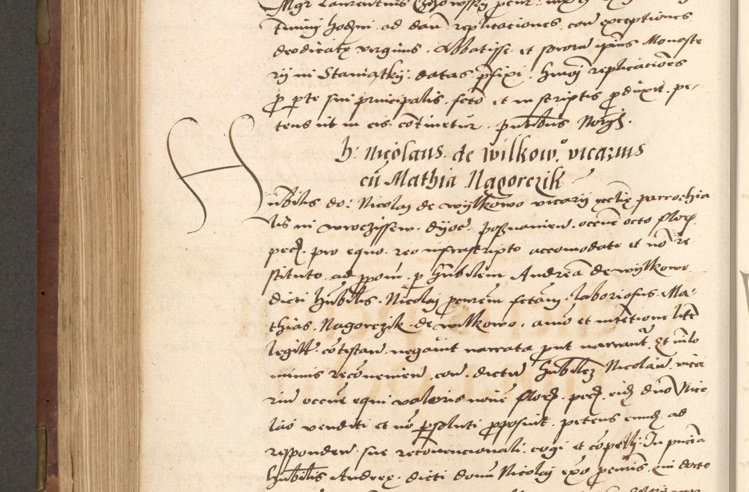 Zdjęcie nr 510 dla obiektu archiwalnego: Acta actorum causarum, sentenciarum, obligationum et mandatorum coram reverendo patre domino Petro Porembski preposito Osswieczimensi, canonico et officiali generali Cracoviensi ad annum Domini millesimum quingentesimum quadrogesimum sextum, cuius inditio est quarta, pontificatus sanctissimi in Christo patris et domini nostri domini Pauli divina providencia papae tercii, anno ipsius duodecimo, a die ac mense infrascriptis feliciter inchoantur