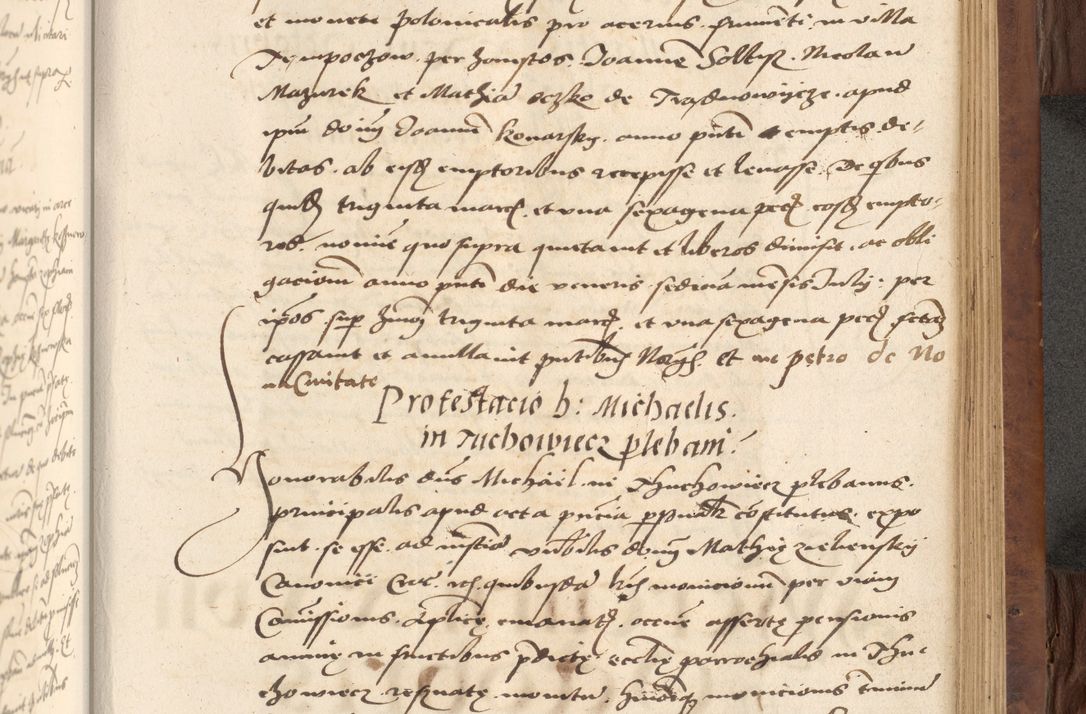 Zdjęcie nr 507 dla obiektu archiwalnego: Acta actorum causarum, sentenciarum, obligationum et mandatorum coram reverendo patre domino Petro Porembski preposito Osswieczimensi, canonico et officiali generali Cracoviensi ad annum Domini millesimum quingentesimum quadrogesimum sextum, cuius inditio est quarta, pontificatus sanctissimi in Christo patris et domini nostri domini Pauli divina providencia papae tercii, anno ipsius duodecimo, a die ac mense infrascriptis feliciter inchoantur