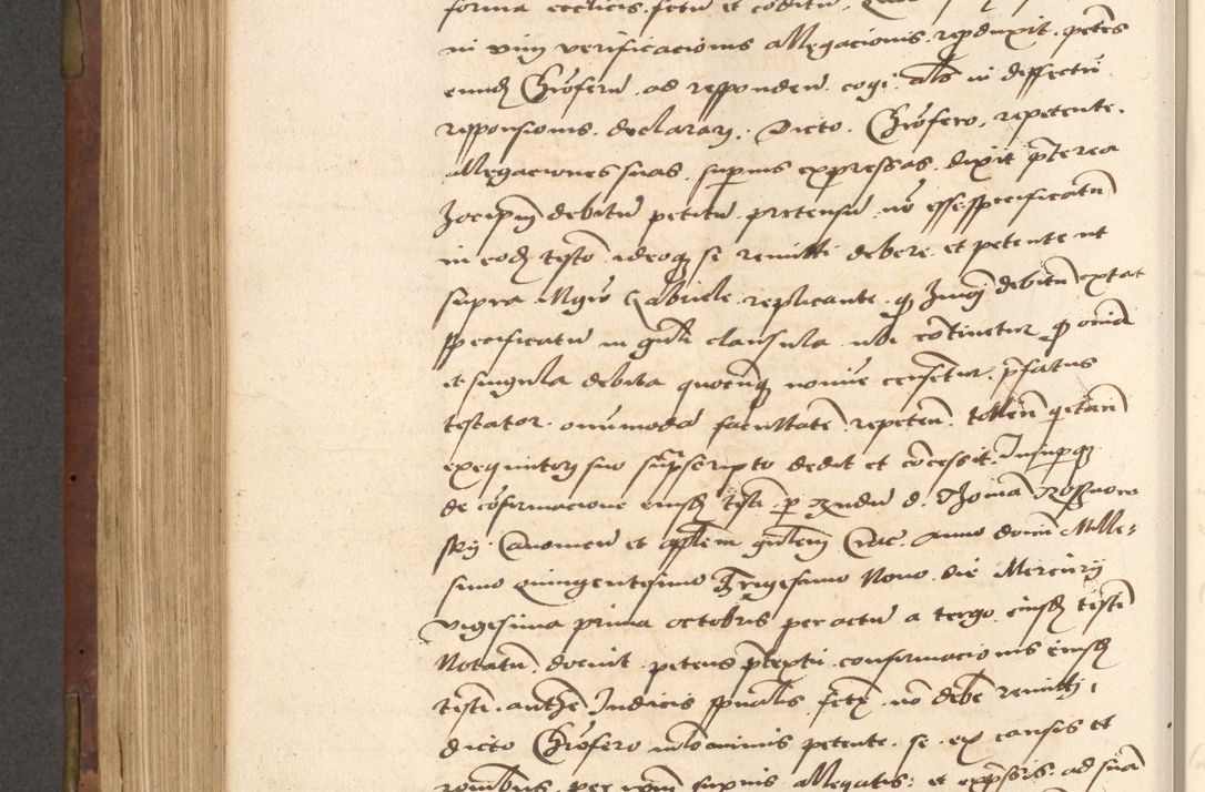 Zdjęcie nr 504 dla obiektu archiwalnego: Acta actorum causarum, sentenciarum, obligationum et mandatorum coram reverendo patre domino Petro Porembski preposito Osswieczimensi, canonico et officiali generali Cracoviensi ad annum Domini millesimum quingentesimum quadrogesimum sextum, cuius inditio est quarta, pontificatus sanctissimi in Christo patris et domini nostri domini Pauli divina providencia papae tercii, anno ipsius duodecimo, a die ac mense infrascriptis feliciter inchoantur