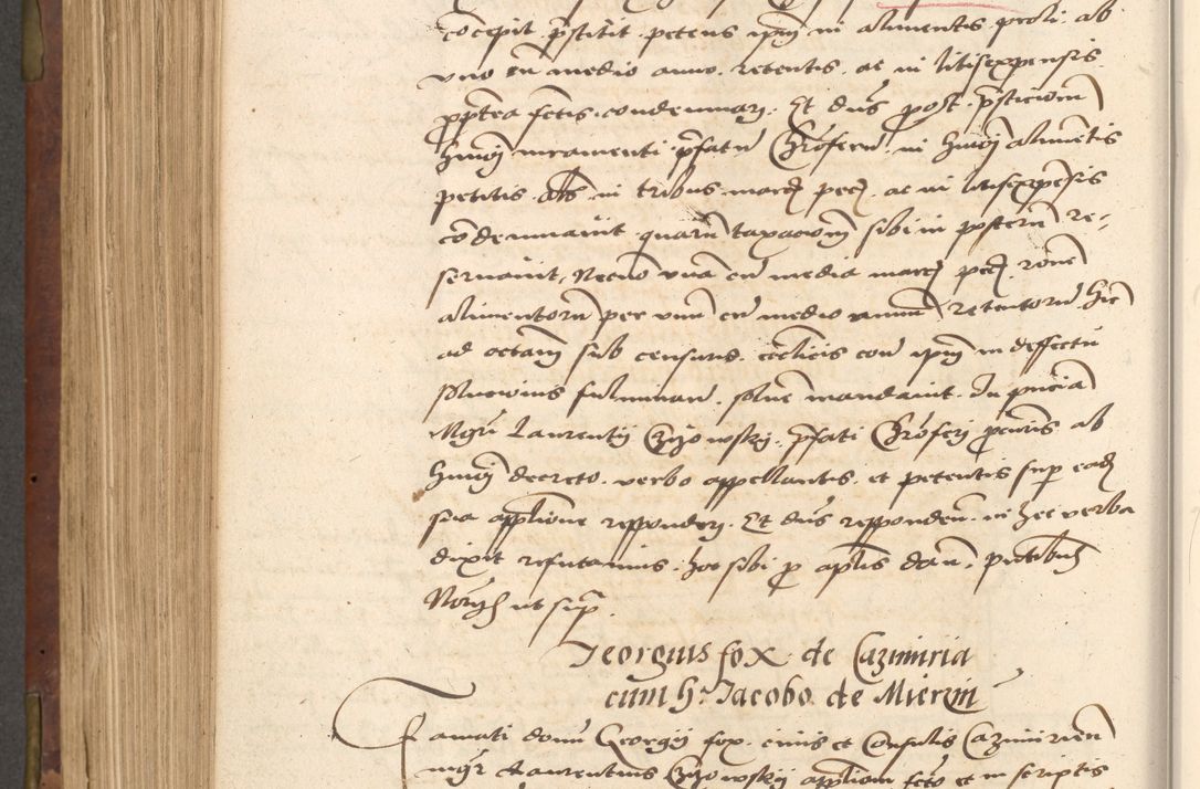 Zdjęcie nr 502 dla obiektu archiwalnego: Acta actorum causarum, sentenciarum, obligationum et mandatorum coram reverendo patre domino Petro Porembski preposito Osswieczimensi, canonico et officiali generali Cracoviensi ad annum Domini millesimum quingentesimum quadrogesimum sextum, cuius inditio est quarta, pontificatus sanctissimi in Christo patris et domini nostri domini Pauli divina providencia papae tercii, anno ipsius duodecimo, a die ac mense infrascriptis feliciter inchoantur