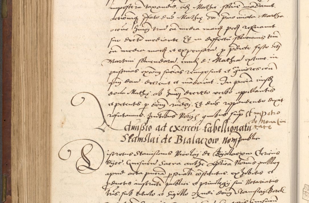 Zdjęcie nr 500 dla obiektu archiwalnego: Acta actorum causarum, sentenciarum, obligationum et mandatorum coram reverendo patre domino Petro Porembski preposito Osswieczimensi, canonico et officiali generali Cracoviensi ad annum Domini millesimum quingentesimum quadrogesimum sextum, cuius inditio est quarta, pontificatus sanctissimi in Christo patris et domini nostri domini Pauli divina providencia papae tercii, anno ipsius duodecimo, a die ac mense infrascriptis feliciter inchoantur