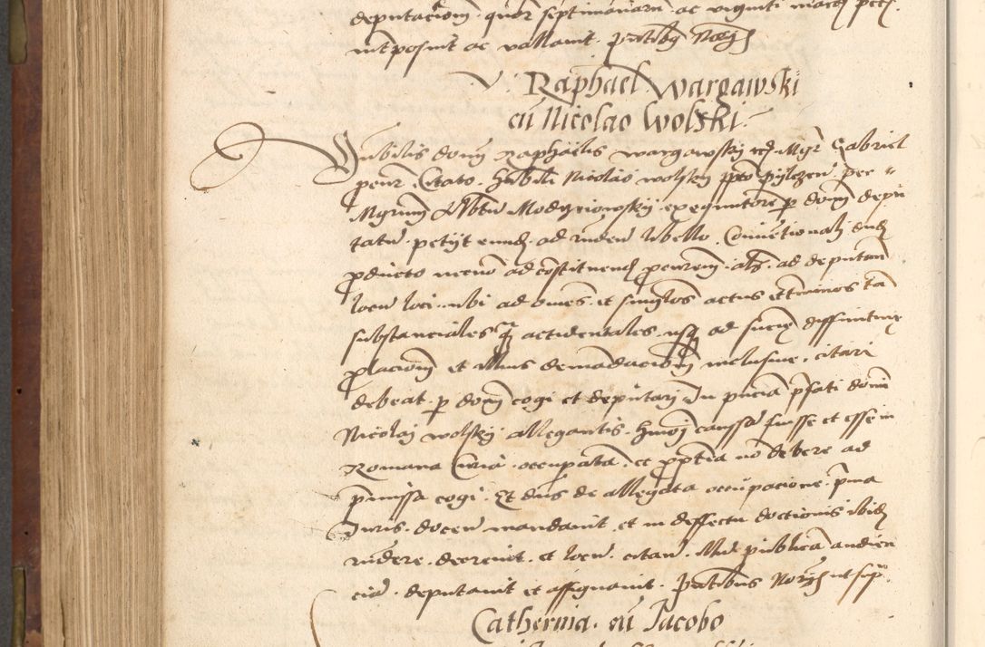 Zdjęcie nr 482 dla obiektu archiwalnego: Acta actorum causarum, sentenciarum, obligationum et mandatorum coram reverendo patre domino Petro Porembski preposito Osswieczimensi, canonico et officiali generali Cracoviensi ad annum Domini millesimum quingentesimum quadrogesimum sextum, cuius inditio est quarta, pontificatus sanctissimi in Christo patris et domini nostri domini Pauli divina providencia papae tercii, anno ipsius duodecimo, a die ac mense infrascriptis feliciter inchoantur