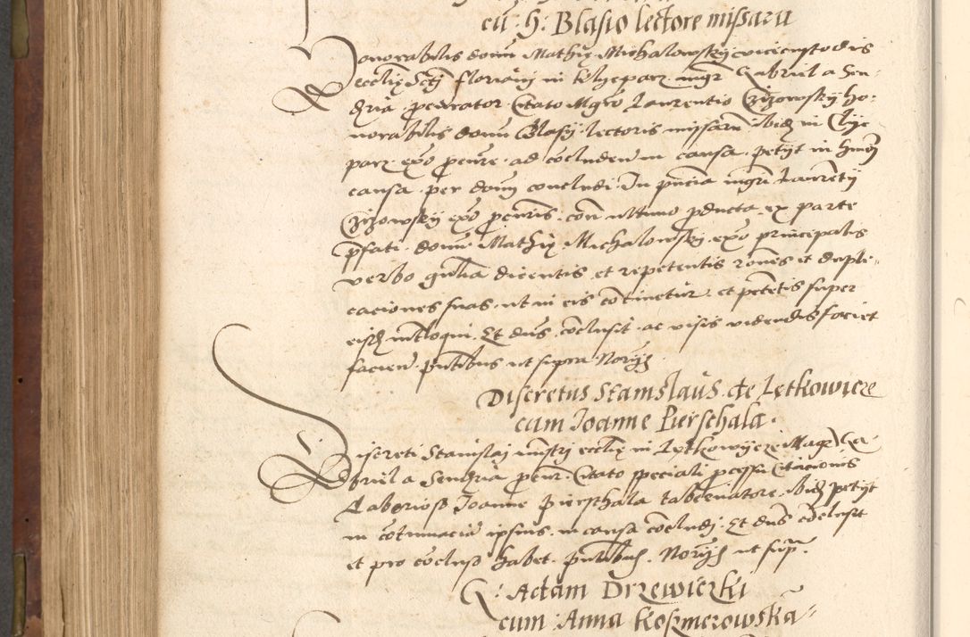 Zdjęcie nr 480 dla obiektu archiwalnego: Acta actorum causarum, sentenciarum, obligationum et mandatorum coram reverendo patre domino Petro Porembski preposito Osswieczimensi, canonico et officiali generali Cracoviensi ad annum Domini millesimum quingentesimum quadrogesimum sextum, cuius inditio est quarta, pontificatus sanctissimi in Christo patris et domini nostri domini Pauli divina providencia papae tercii, anno ipsius duodecimo, a die ac mense infrascriptis feliciter inchoantur